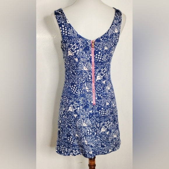 LILLY PULITZER BLUE FISH DRESS - Picture 6 of 10